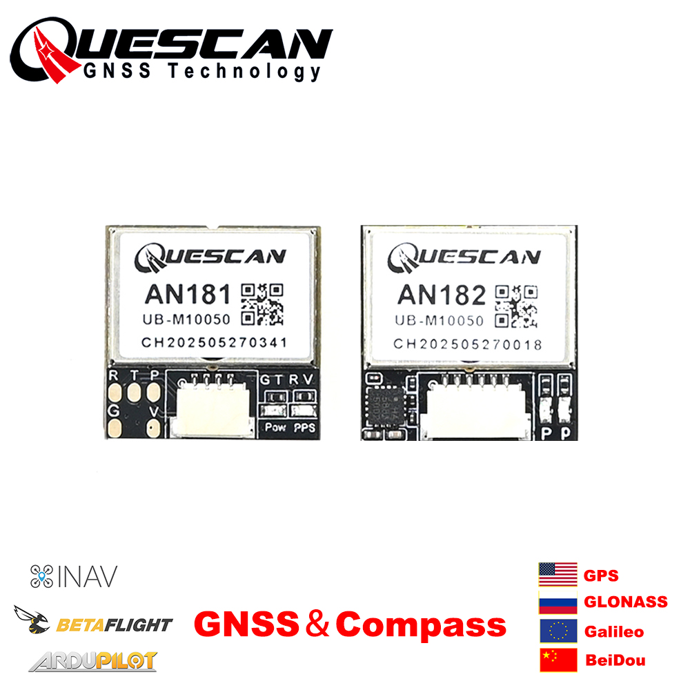 Drone Racing Flight Controller - Moduł GPS GNSS QUESCAN 18mm M10